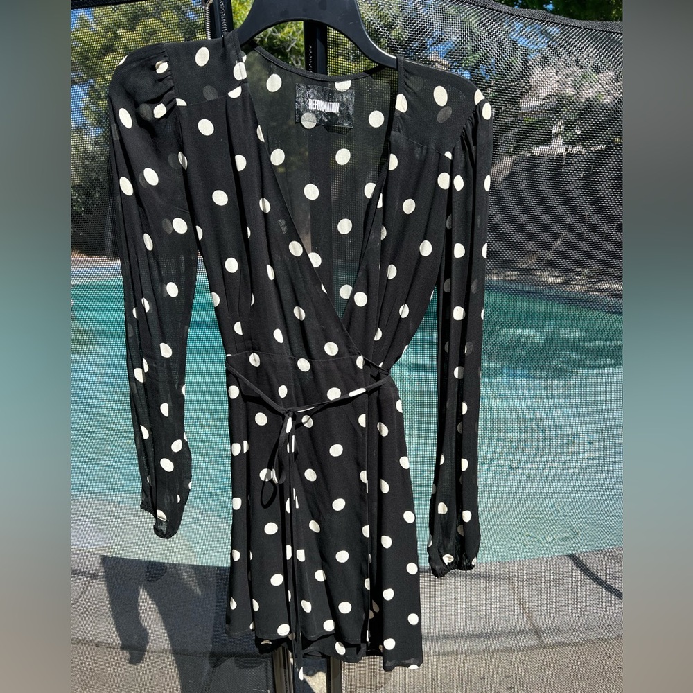 Reformation wrap dress
